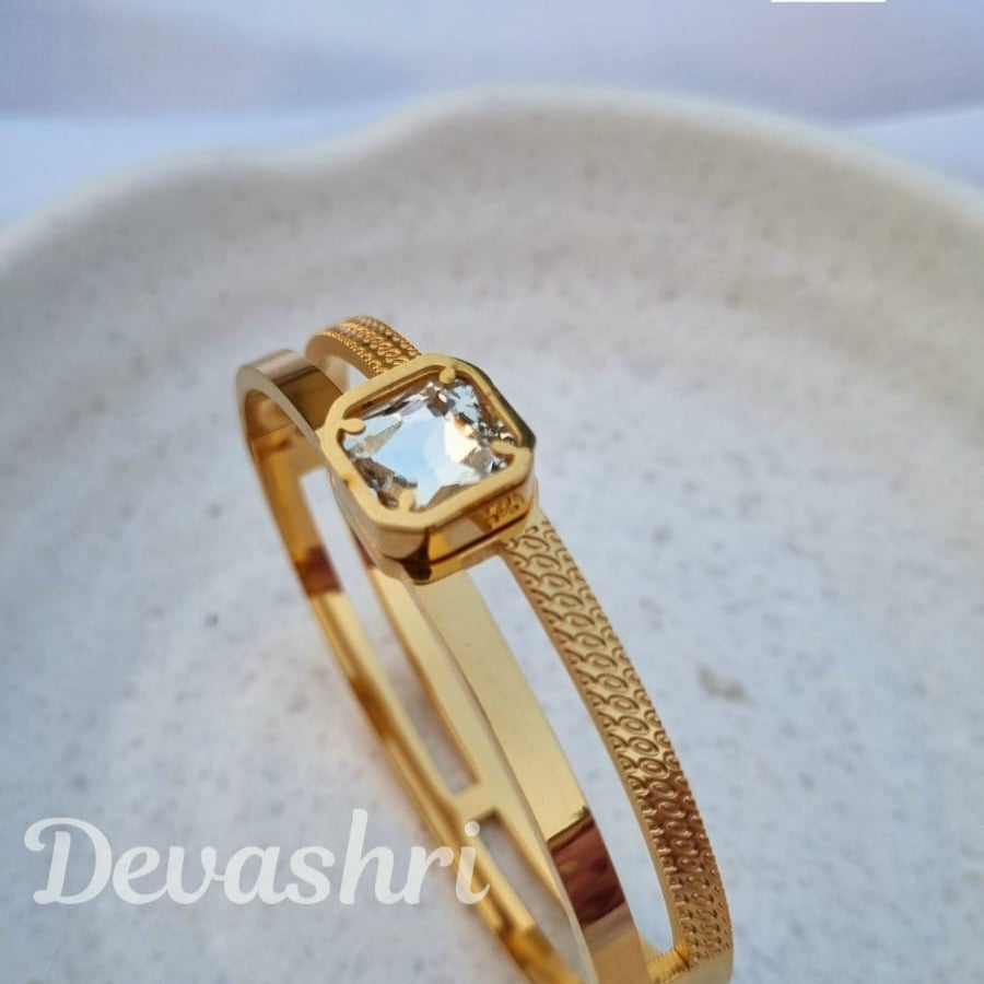 Crystal Embrace Kada Bracelet