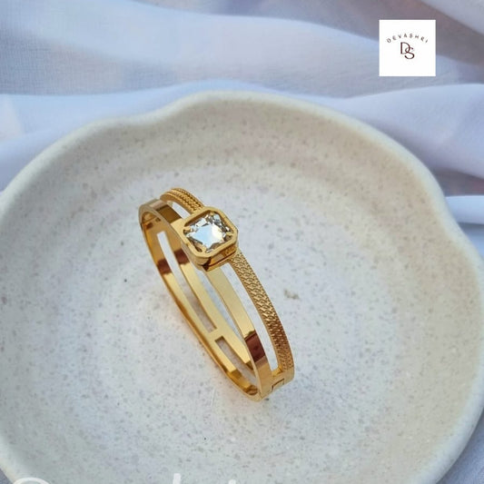 Crystal Embrace Kada Bracelet