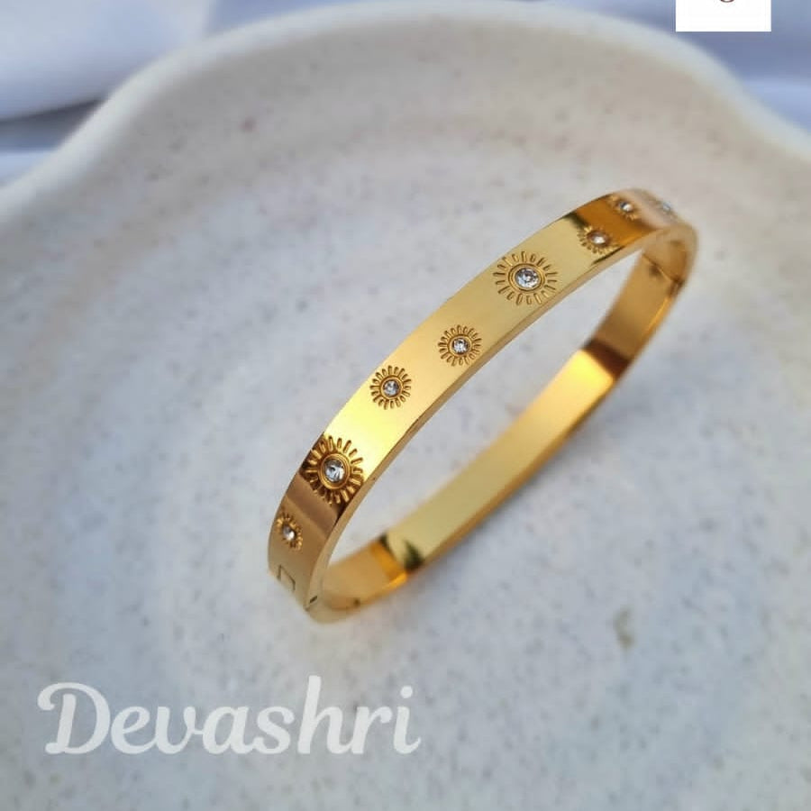Golden Sun Shine Kada Bracelet