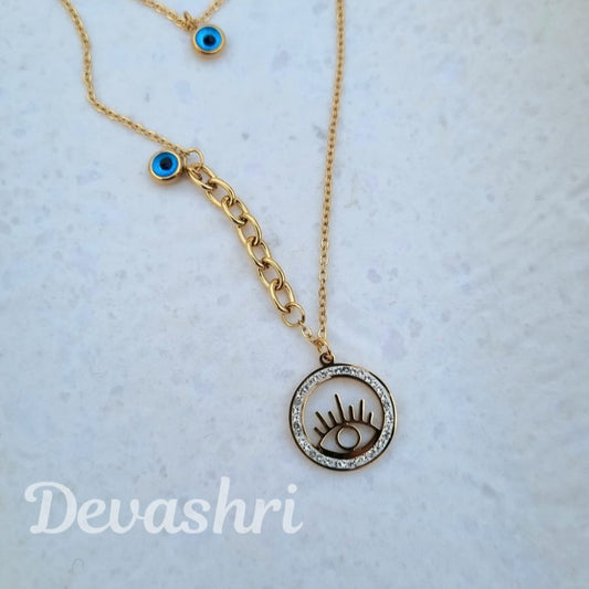Blue Evil Eye Necklace