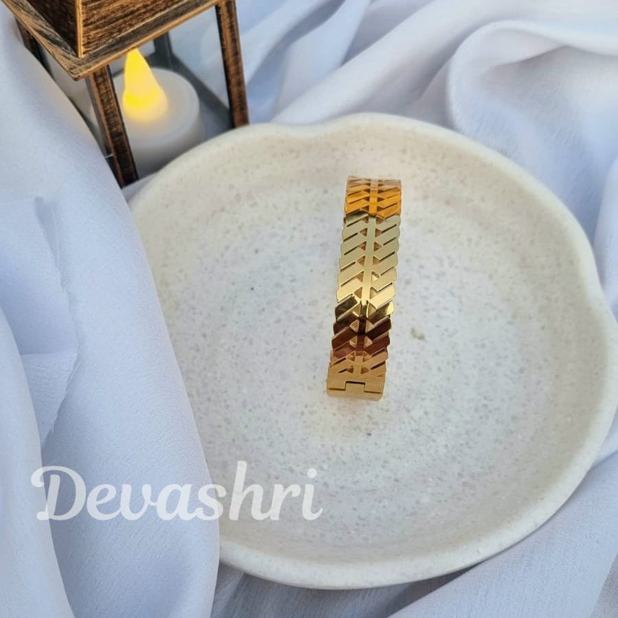 Classic Gold Plated Bangle style Cuff