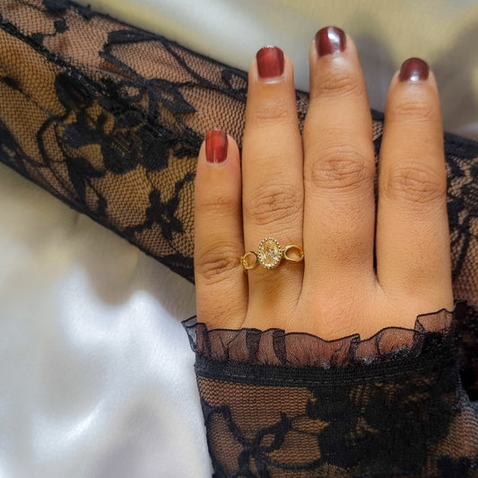 Elysian Oval Adjustable Ring