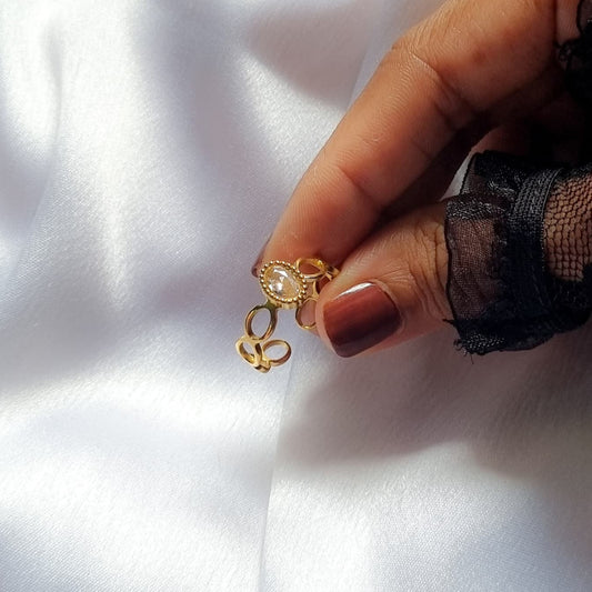 Elysian Oval Adjustable Ring