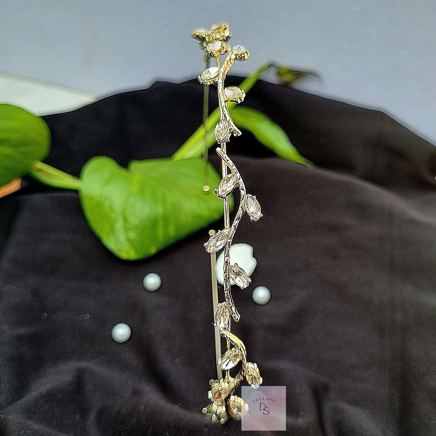 Crystal Hairband (Silver)