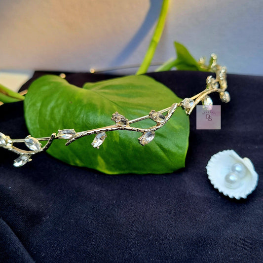 Crystal Hairband (Silver)