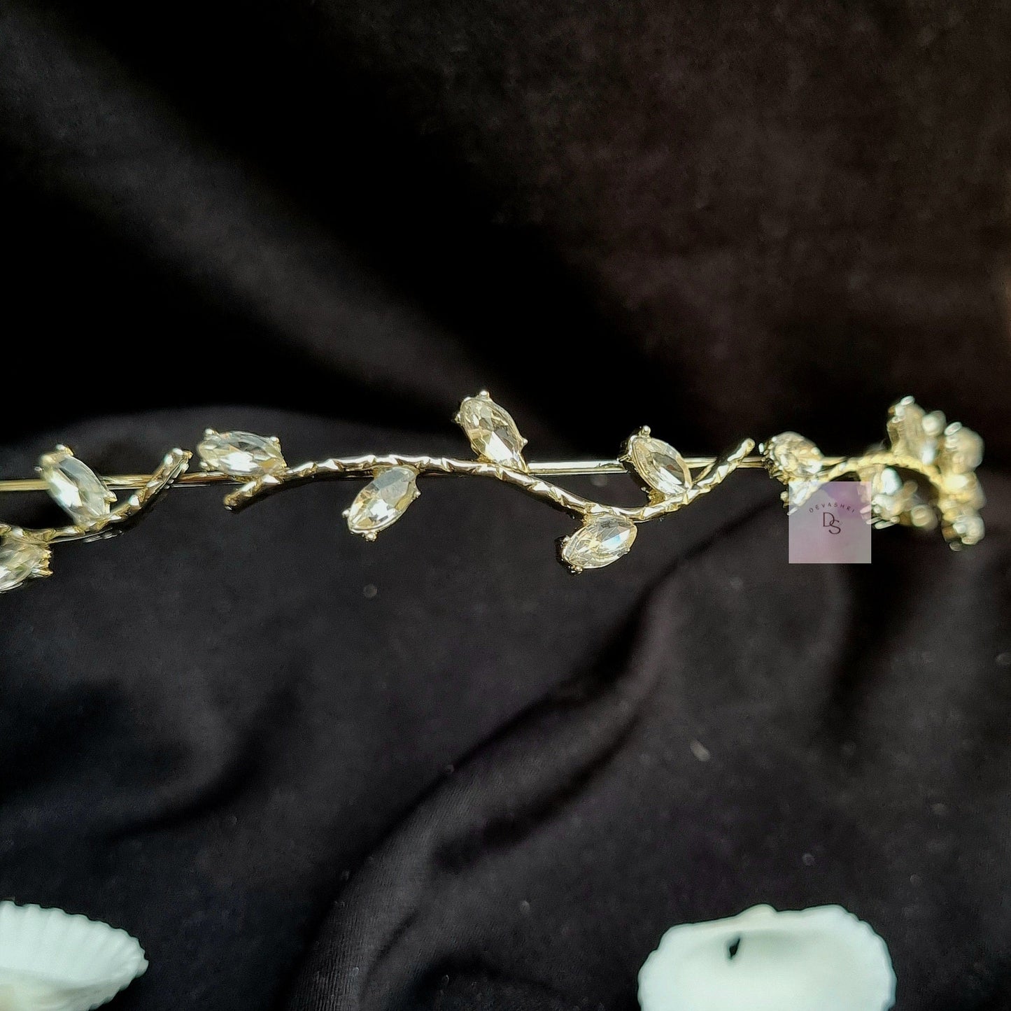 Crystal Hairband (Silver)