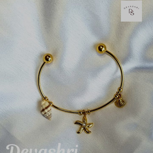 Celestial Charm Meets Ocean Grace Adjustable kada