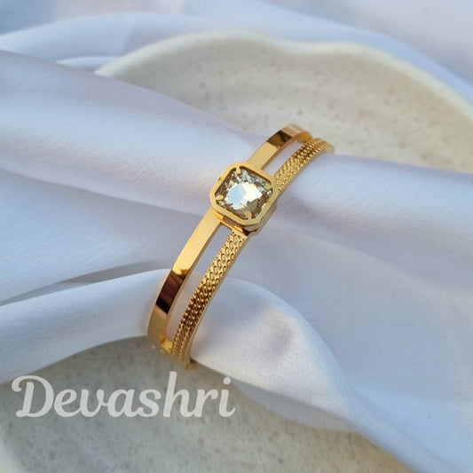 Crystal Embrace Kada Bracelet