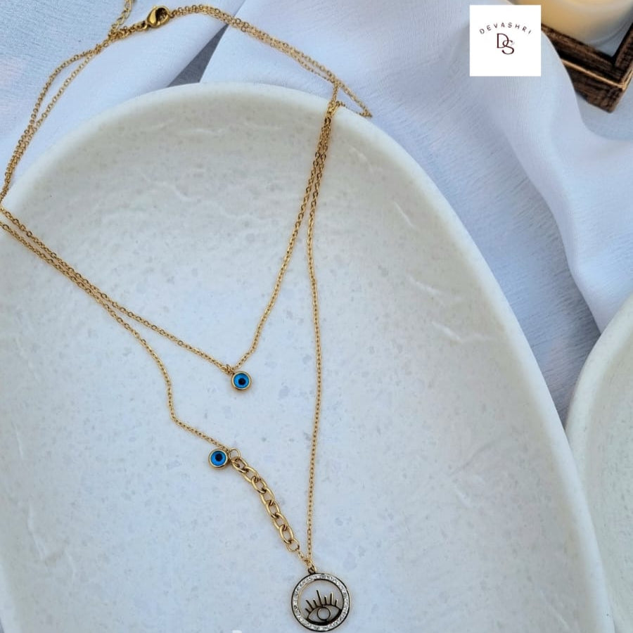 Blue Evil Eye Necklace