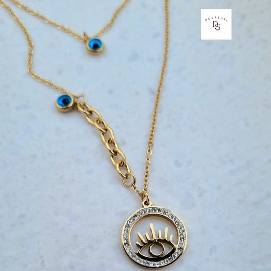 Blue Evil Eye Necklace