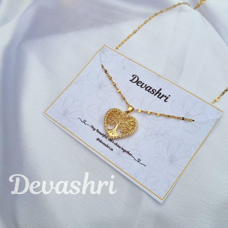 Tree of Life Heart Necklace