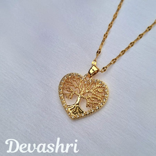 Tree of Life Heart Necklace