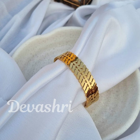 Classic Gold Plated Bangle style Cuff
