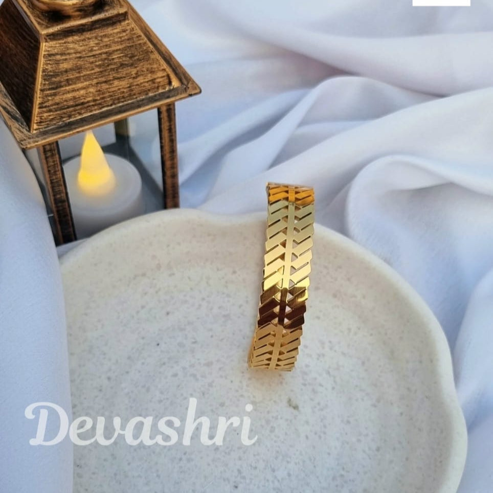 Classic Gold Plated Bangle style Cuff